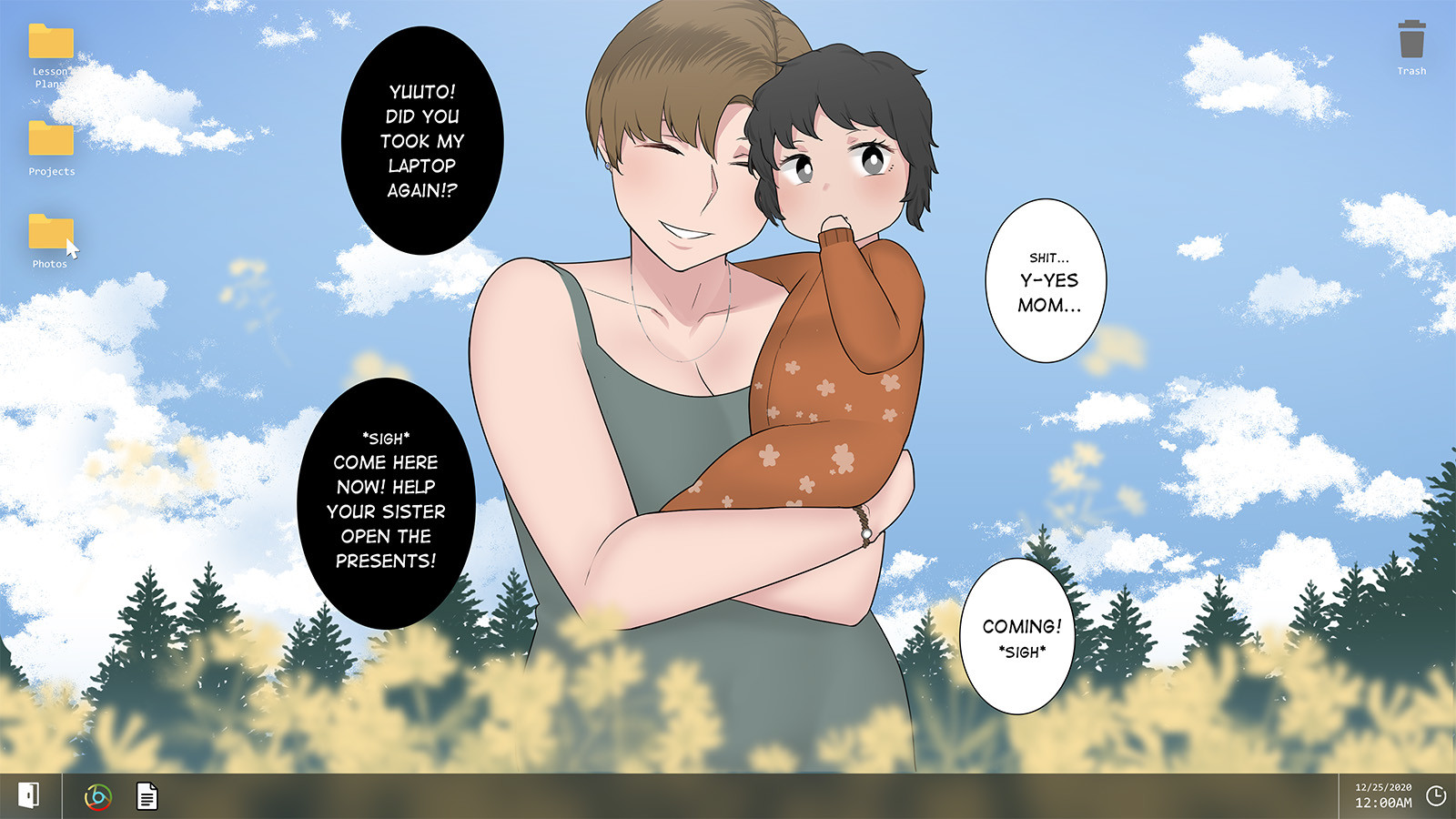 Hentai Manga Comic-Watching My Mom's Hot Sex Livestreams-Read-85